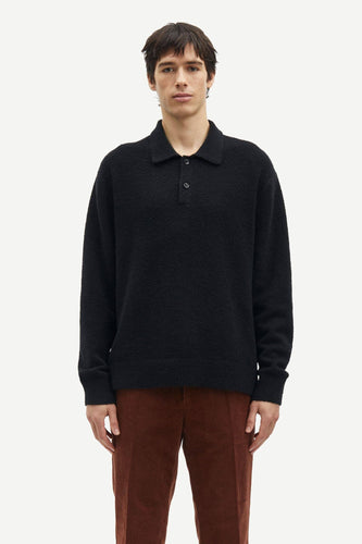 Samsøe Samsøe - Sanino Polo 15179 - Black Pullover Samsøe Samsøe