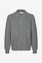 Laden Sie das Bild in den Galerie-Viewer, Samsøe Samsøe - Saisaks HZ Polo 15010 - Dark Grey Mel. Pullover Samsøe Samsøe
