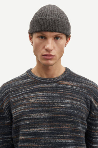 Samsøe Samsøe - Sakoji Beanie 15329 - Volcanic Ash Accessoires Samsøe Samsøe