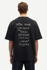 Samsøe Samsøe - Sacopenhagen T-Shirt 11725 - Copenhagen Black T-Shirts Samsøe Samsøe