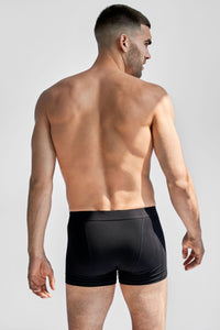 Bread & Boxers - 3-Pack Boxer Brief - Black Accessoires Bread & Boxers