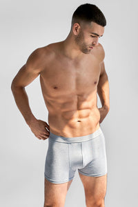 Bread & Boxers - 3-Pack Boxer Brief - Grey Melange Accessoires Bread & Boxers