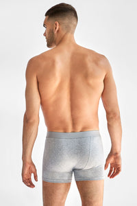 Bread & Boxers - 3-Pack Boxer Brief - Grey Melange Accessoires Bread & Boxers