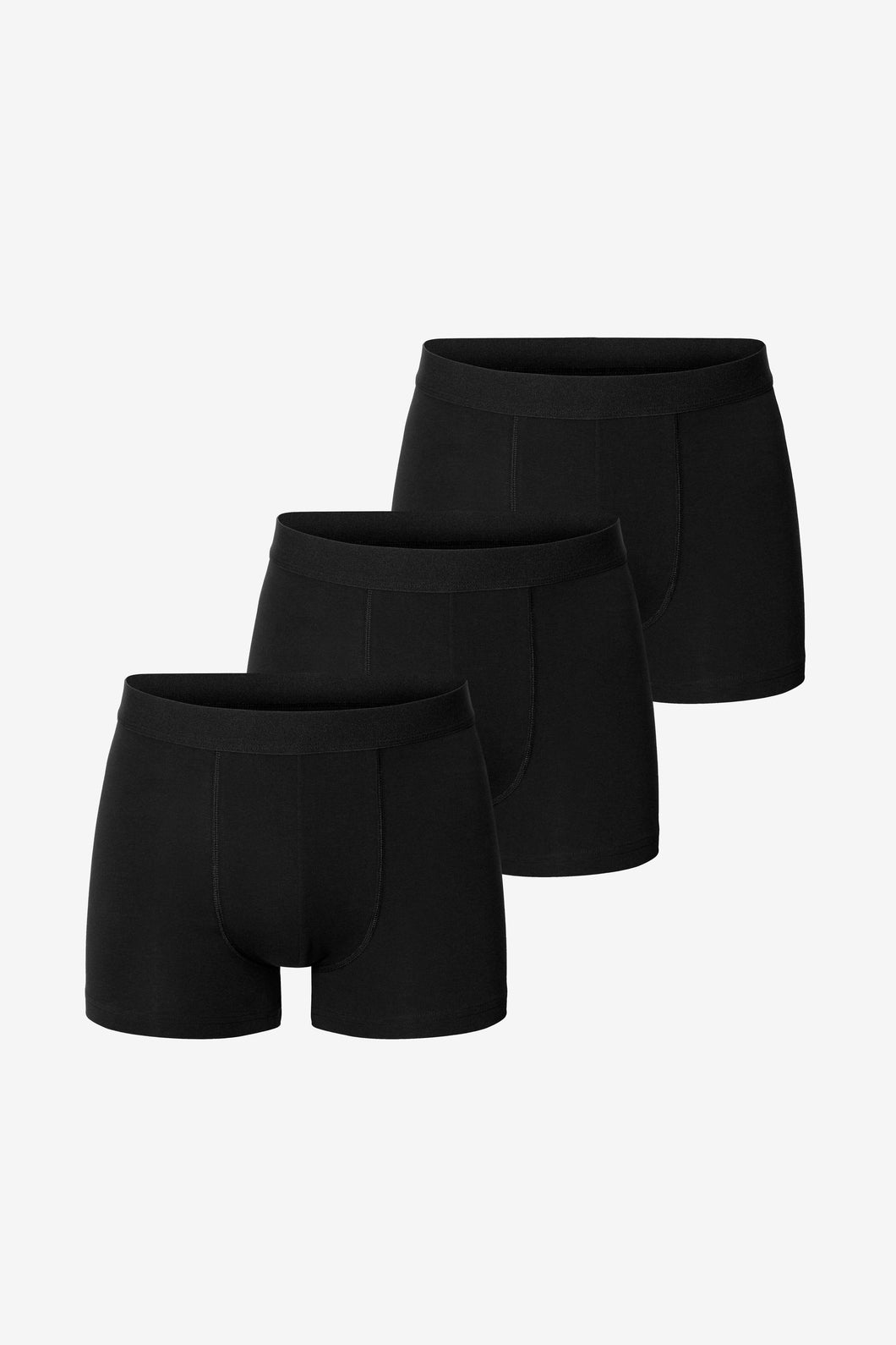 Bread & Boxers - 3-Pack Boxer Brief - Black Accessoires Bread & Boxers