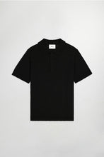 Laden Sie das Bild in den Galerie-Viewer, NN07 - Randy 6558 Gestrickt Polo - Black T-Shirts NN07
