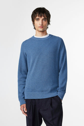 NN07 - Kevin Bio-Baumwolle Pullover - Beringmeer-Blau Sweatshirts NN07