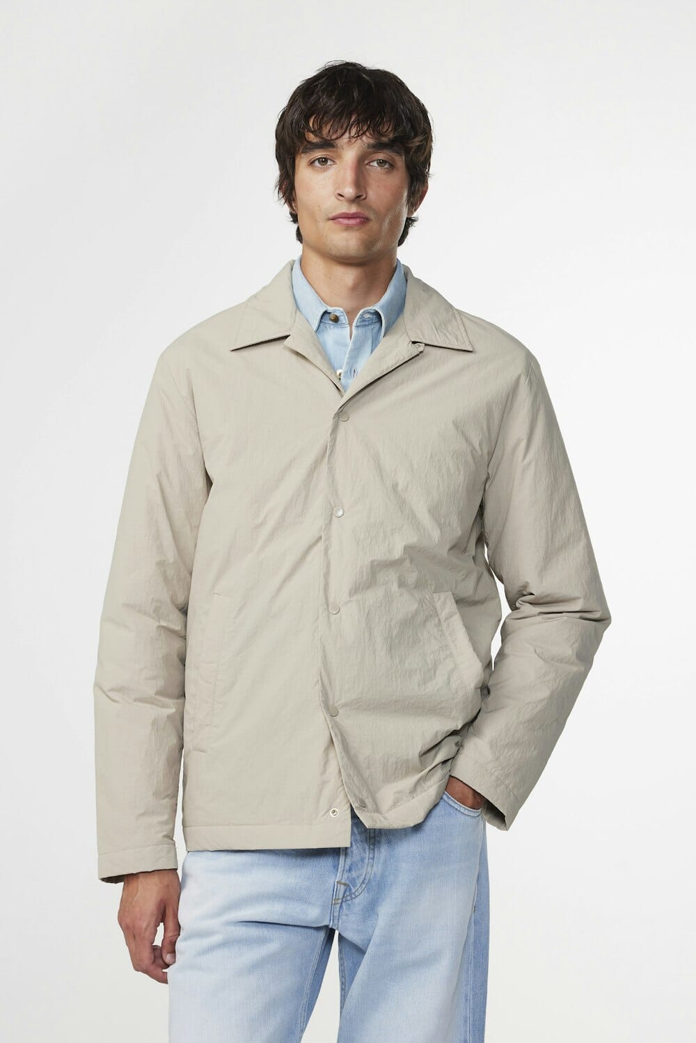 NN07 - Matteo 8280 Gepolstert Jacke - Khaki Stein Jacken NN07