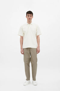 Norse Projects - Espen Loose Printed SS Polo - Ecru T-Shirts Norse Projects