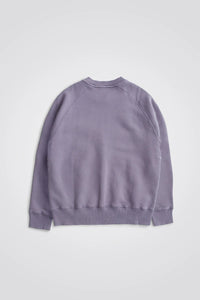 Norse Projects - Marten Relaxed Organic Raglan Sweatshirt - Dusk Purple Sweatshirts Norse Projects
