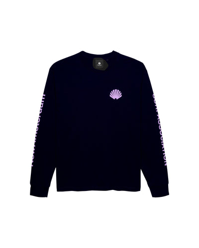 New Amsterdam - Logo Longsleeve - Black/Purple Longsleeves New Amsterdam