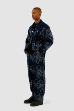 Laden Sie das Bild in den Galerie-Viewer, Arte Antwerp - Flower Stitch Pants - Navy Hosen Arte Antwerp
