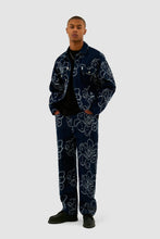 Laden Sie das Bild in den Galerie-Viewer, Arte Antwerp - Flower Stitch Pants - Navy Hosen Arte Antwerp
