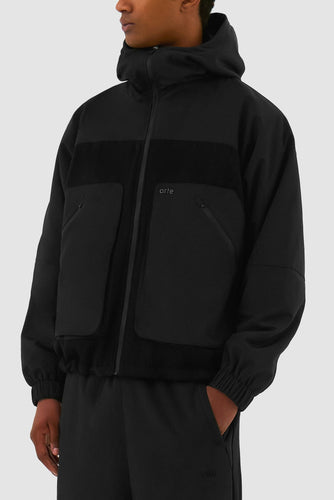 Arte Antwerp - Wool Technical Jacket - Black Jacken Arte Antwerp