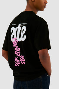 Arte Antwerp - Flowers Back T-shirt - Black T-Shirts Arte Antwerp