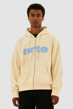 Laden Sie das Bild in den Galerie-Viewer, Arte Antwerp - Embroidery Zip Hoodie - Cream Pullover Arte Antwerp
