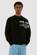 Laden Sie das Bild in den Galerie-Viewer, Arte Antwerp - Blooming Ideas Knit - Black Pullover Arte Antwerp
