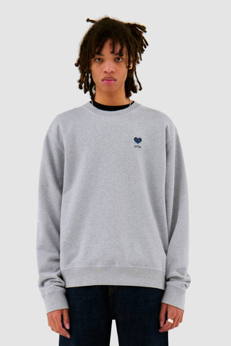 Arte Antwerp - Heart Flower Crewneck - Grey Pullover Arte Antwerp