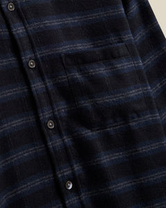 Portuguese Flannel - Cachal - Black/Blue Hemden Portuguese Flannel