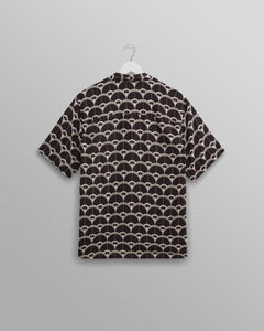 Wax London - Didcot Shirt Midnight Curve Hemden Wax London