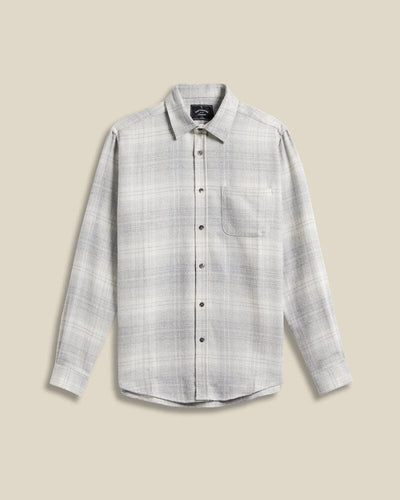 Portuguese Flannel - Fabri - Grey/White Hemden Portuguese Flannel