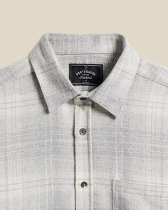 Portuguese Flannel - Fabri - Grey/White Hemden Portuguese Flannel