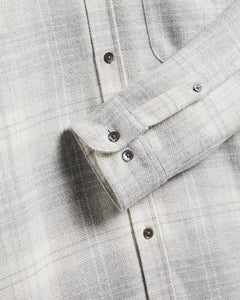 Portuguese Flannel - Fabri - Grey/White Hemden Portuguese Flannel