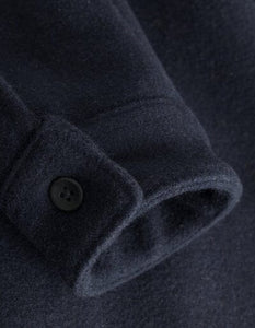 Les Deux - Jason Wool Overshirt 2.0 - Dark Navy Jacken Les Deux