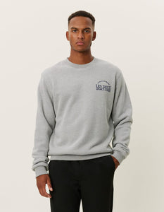 Les Deux - Legacy Court Sweatshirt - Grey Melange Sweatshirts Les Deux