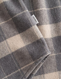 Les Deux - Lennon Flannel Check Overshirt - Excalibur/Raven Hemden Les Deux