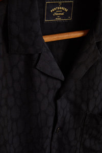 Portuguese Flannel - Modal Black Cobra Hemden Portuguese Flannel