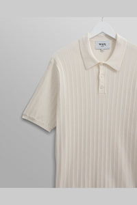 Wax London - Naples Polo Ecru T-Shirts Wax London