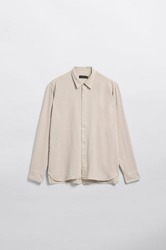 Elvine - Ossian Shirt - Sand Grey Hemden Elvine