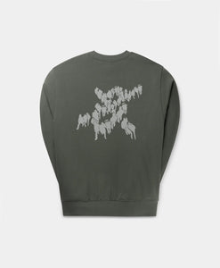 Daily Paper - Chimera Green Shield Crowd Relaxed Sweater Sweatshirts Daily Paper