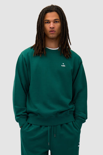 Arte Antwerp - Heart Crewneck - Green Pullover Arte Antwerp