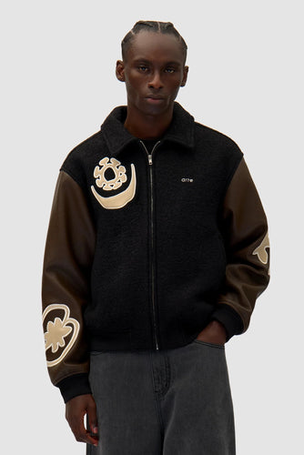 Arte Antwerp - Varsity Jacket - Black Jacken Arte Antwerp