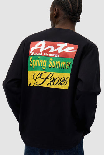 Arte Antwerp - Color Print Longsleeve - Black Longsleeves Arte Antwerp