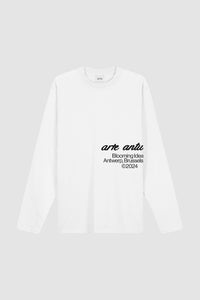 Arte Antwerp - Blooming Ideas Longsleeve - White Longsleeves Arte Antwerp