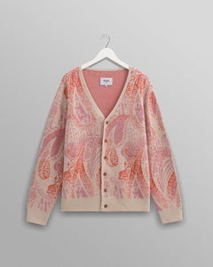 Wax London - Alban Cardigan Paisley - Pink Pullover Wax London