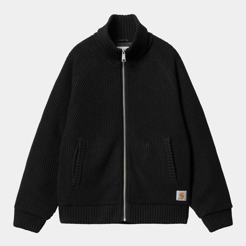 Carhartt WIP - Banley Sweater Jacket - Black Sweatshirts Carhartt WIP