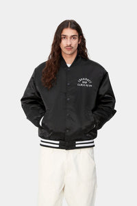 Carhartt WIP - Class of 89 Bomber Jacket - Black Jacken Carhartt WIP