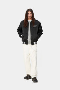 Carhartt WIP - Class of 89 Bomber Jacket - Black Jacken Carhartt WIP