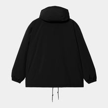 Laden Sie das Bild in den Galerie-Viewer, Carhartt WIP - Hooded Coach Jacket - Black Jacken Carhartt WIP
