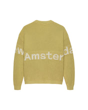 Laden Sie das Bild in den Galerie-Viewer, New Amsterdam - Logo Crew Knit - Apple Green Sweatshirts New Amsterdam
