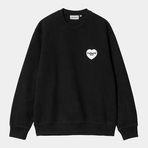 Carhartt WIP - Heart Bandana Sweat - Black Sweatshirts Carhartt WIP