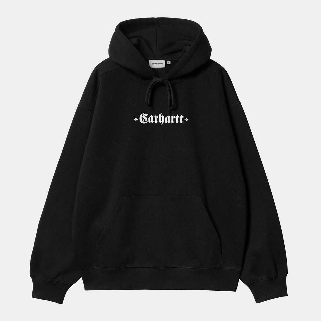 Carhartt WIP - Hooded Greatest Hits Sweat - Black/White Sweatshirts Carhartt WIP