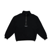 Laden Sie das Bild in den Galerie-Viewer, New Amsterdam - Half Zip Sweat Black Sweatshirts New Amsterdam
