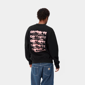 Carhartt WIP - Ink Bleed Sweat - Black Sweatshirts Carhartt WIP