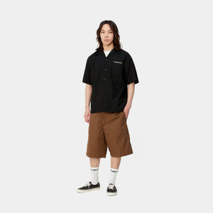 Carhartt WIP - S/S Link Script Shirt - Black Hemden Carhartt WIP
