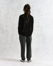 Laden Sie das Bild in den Galerie-Viewer, Wax London - Trin Geometrical Embroidered Corduroy Shirt - Black Hemden Wax London
