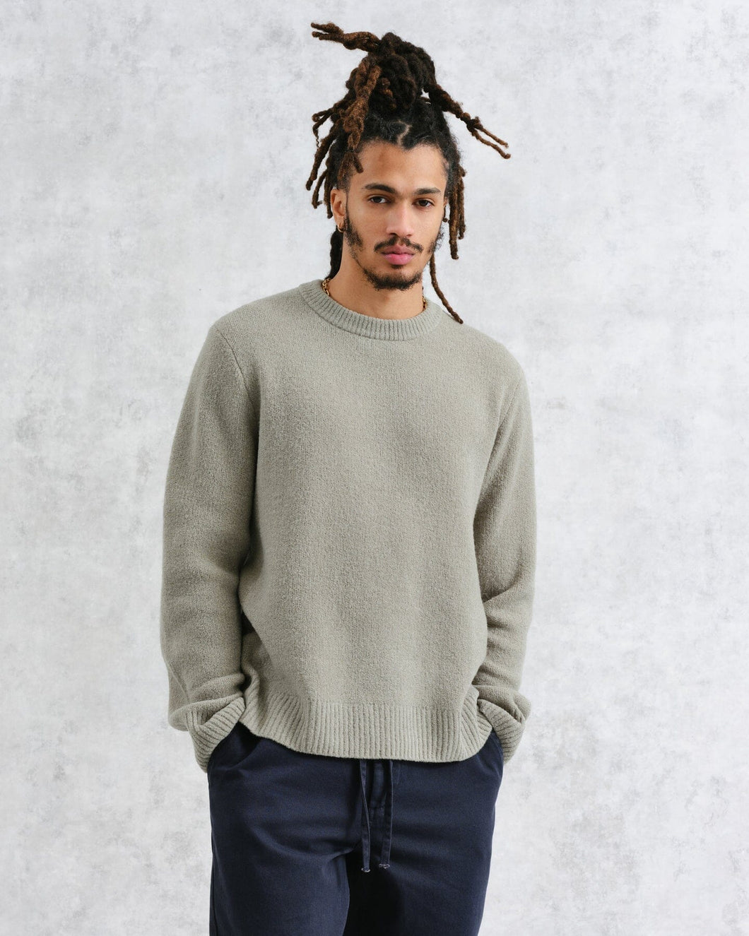 Wax London - Wilde Boucle Jumper - Green Pullover Wax London